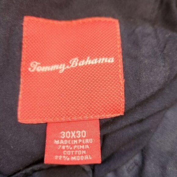 Tommy Bahama Blue Pima Cotton Pants - Picture 3 of 5